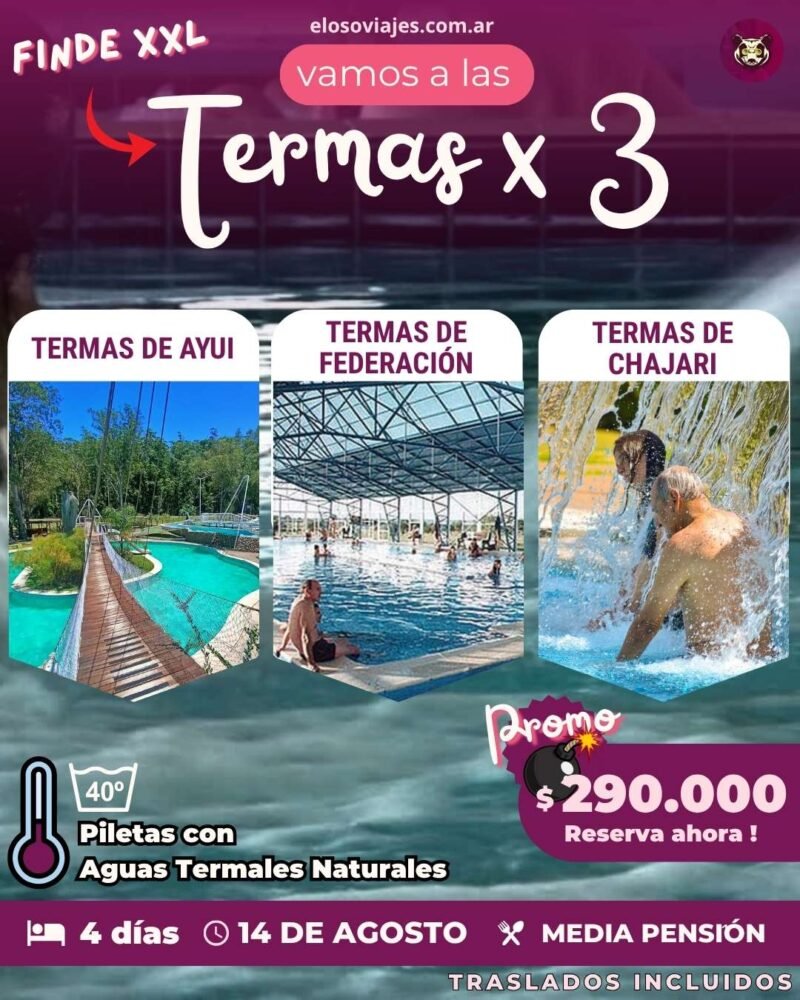 Termas de Ayuí -Federación y Chajari