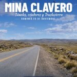 Camino y arco de uno de los Túneles de Taninga con vista a la llanura, Mina Clavero