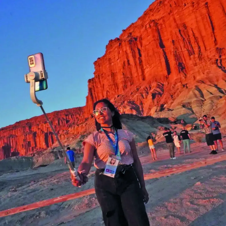 Valle de la luna con luna llena - Imagen 2