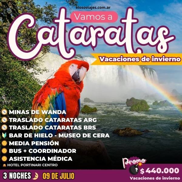 Cataratas Vacaciones de Invierno