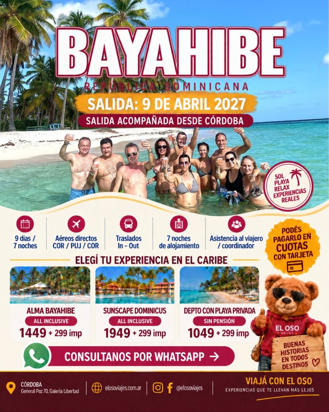 Bayahíbe 2027 al Caribe
